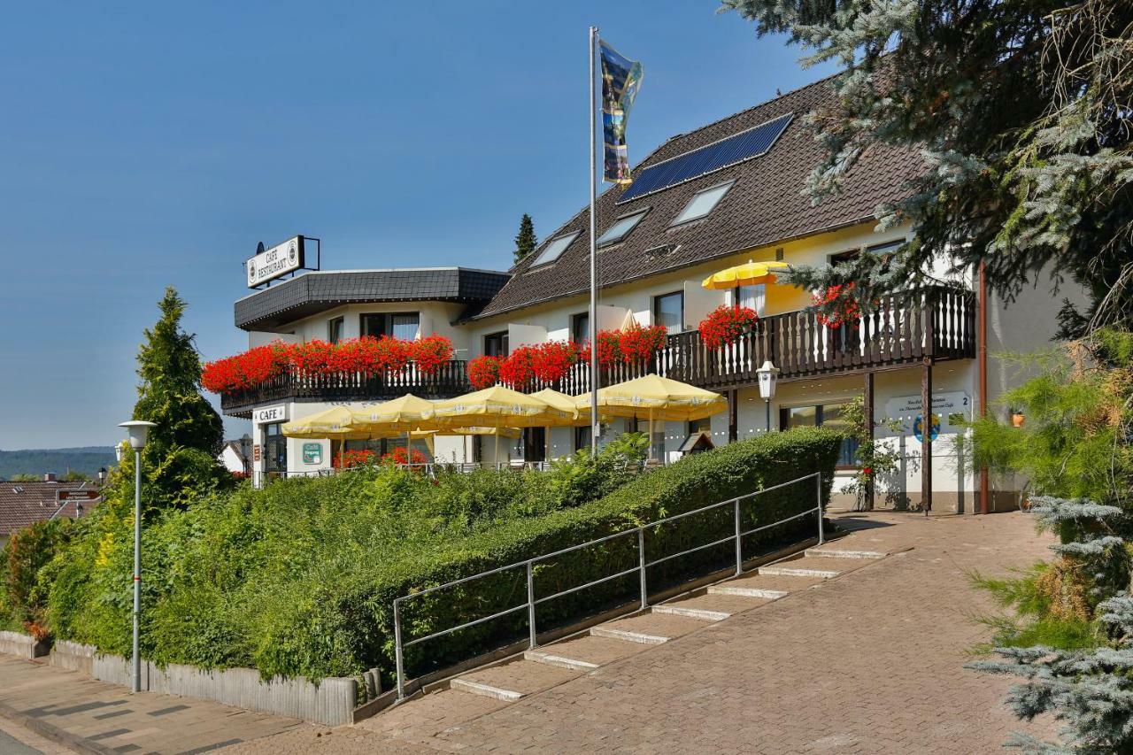 באד מינדר אם דייסטר Themen Hotel Terrassen Cafe מראה חיצוני תמונה