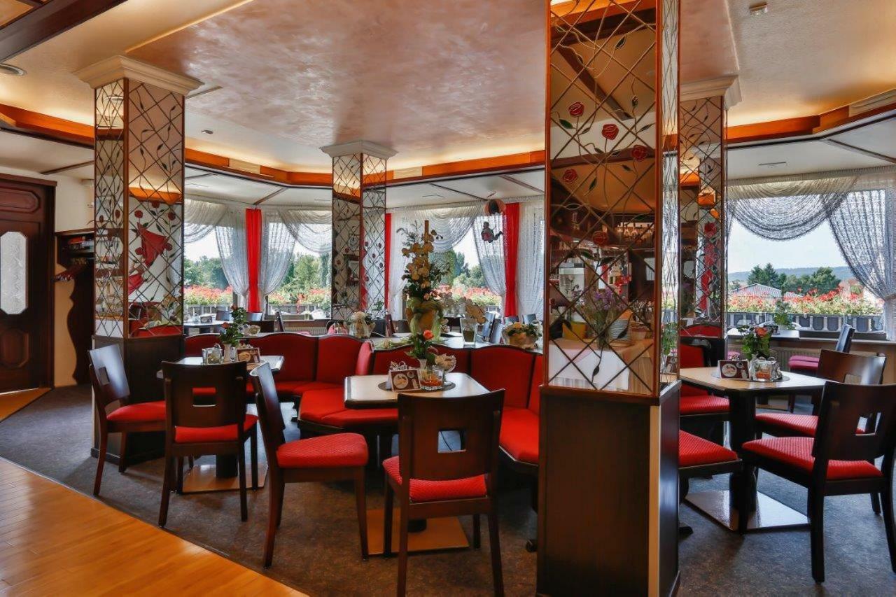 באד מינדר אם דייסטר Themen Hotel Terrassen Cafe מראה חיצוני תמונה