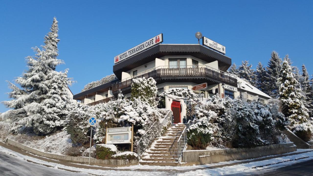 באד מינדר אם דייסטר Themen Hotel Terrassen Cafe מראה חיצוני תמונה